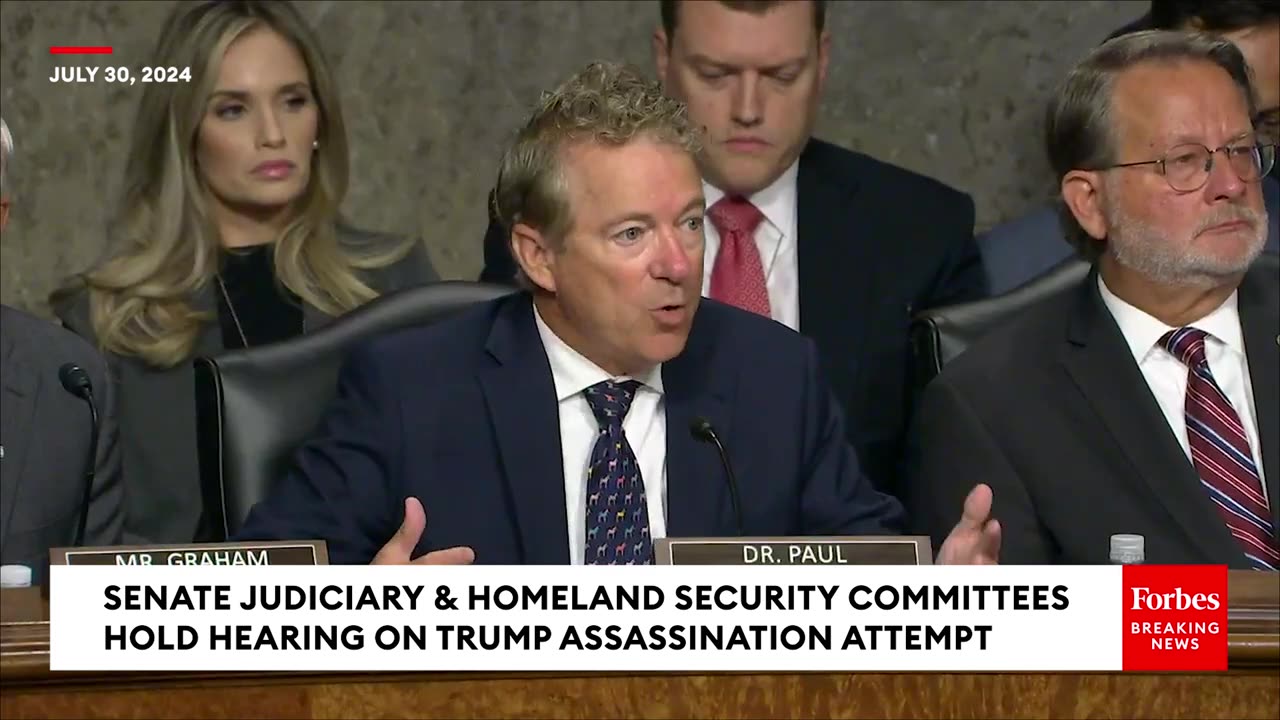 BREAKING NEWS: Rand Paul Castigates 'The Media' For 'Shamefully' Moving On Past Trump Shooting