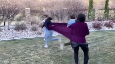 Funny video for unhappy elastic band