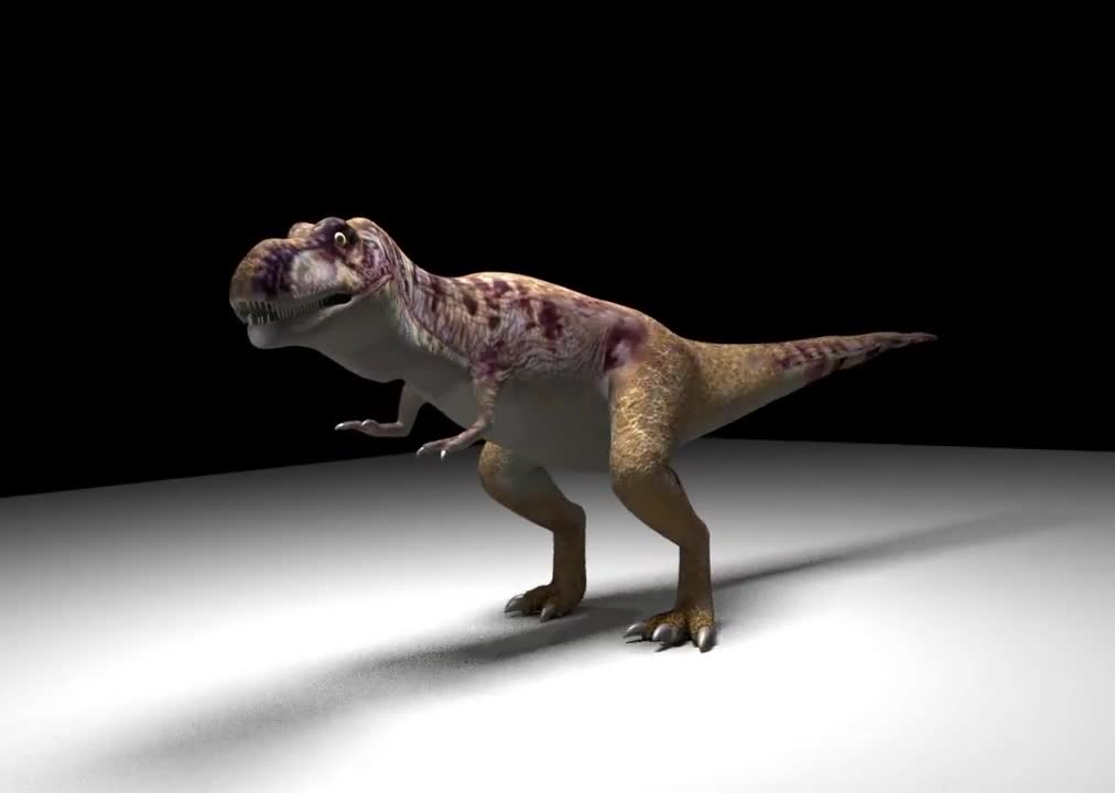T-rex Animation in Blender