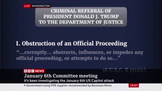 January 6 committee refers criminal charges against Donald Trump