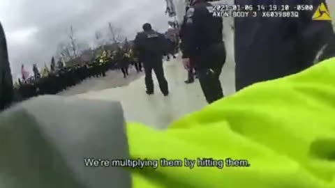 January 6th - 2:18pm: DC police Sgt. Edwards admits to his Commander that their munitions are hitting innocent people
