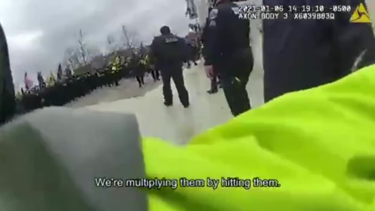 January 6th - 2:18pm: DC police Sgt. Edwards admits to his Commander that their munitions are hitting innocent people