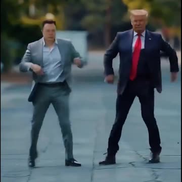 Elon Musk and Donald Trump Dancing to "Staying Alive" (BeeGees)