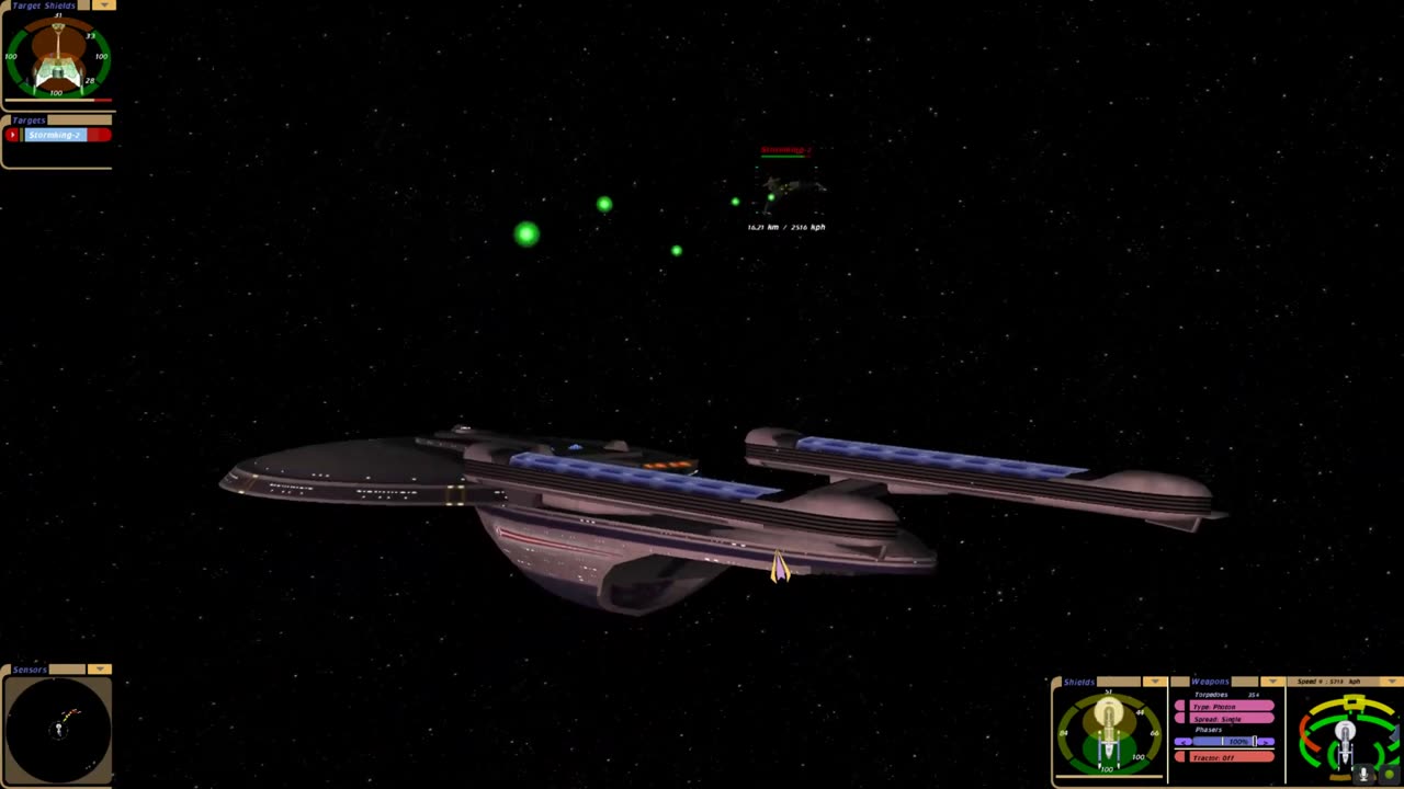 U.S.S. Hercules Encounters Romulan Patrol Near The Neutral Zone