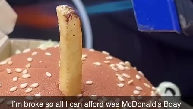 CELEBRATED HER BIRTHDAY DAY AT MCDONALDS!!🤡🍔😂