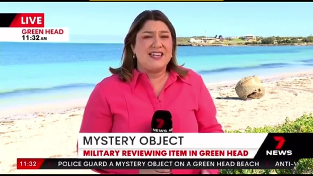 What Could it be unidentified object washed up on beach in Australia