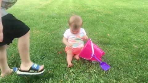 Cute babies have a super fun ,funny babies