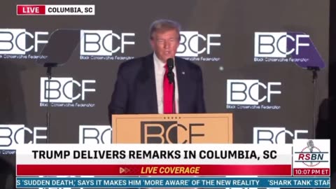 Trump Comedy gold about Biden getting lost on stage
