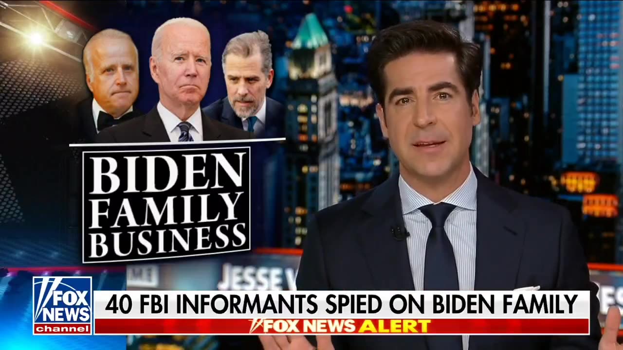 The FBI Is Blackmailing Biden: says Jesse Watters