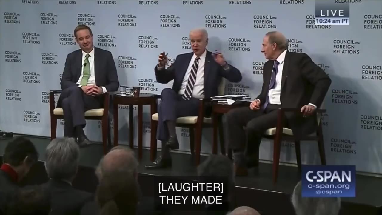 Biden was open about his bribery scheme with Ukraine...