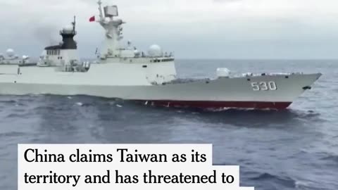 China Conducts Millitary Drills near Taiwan over Three Days