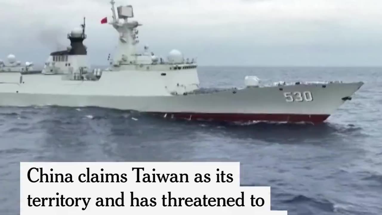 China Conducts Millitary Drills near Taiwan over Three Days