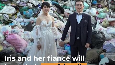 Taiwanese couple's eco-friendly garbage wedding shoot | Al Jazeera Newsfeed