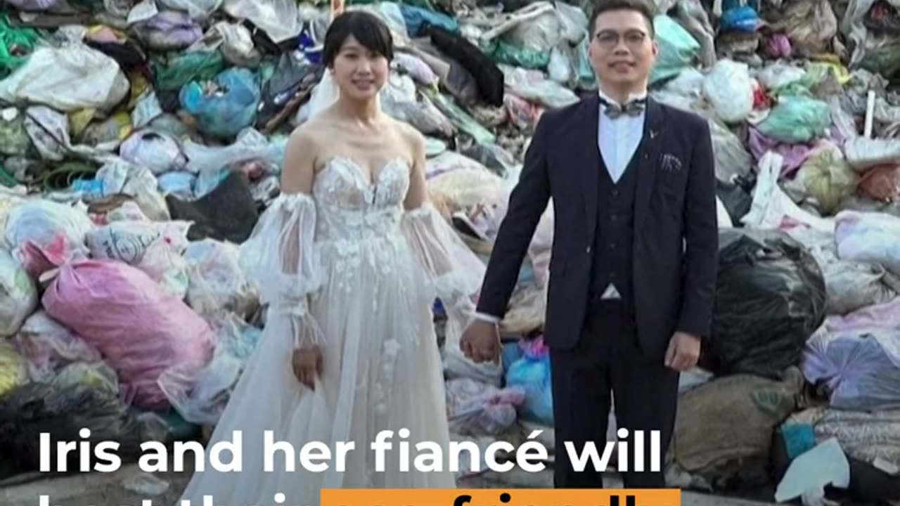 Taiwanese couple's eco-friendly garbage wedding shoot | Al Jazeera Newsfeed