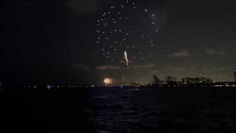 4th of July Fireworks show Pompano beach florida #fireworks #florida