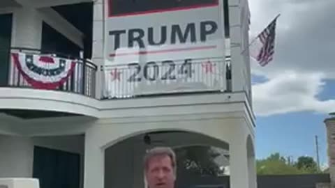 Marvin Peavy speaks out about his Trump Banners as Code Enforcement tries to remove them