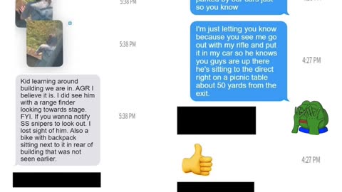 Texts from law enforcement show concerns were raised 90 minutes before Crooks Climbed on the Roof