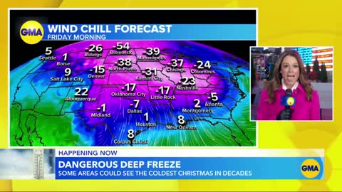 88 million Americans in path of winter weather system l GMA