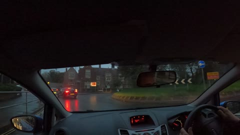 Evening driving. From old Portsmouth to Gunwharf. 30th Oct 2022