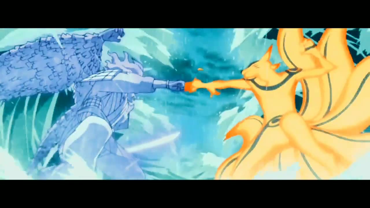 Naruto vs Sasuke fight🥵