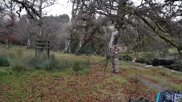 Me doing test footage with the GoPro .
