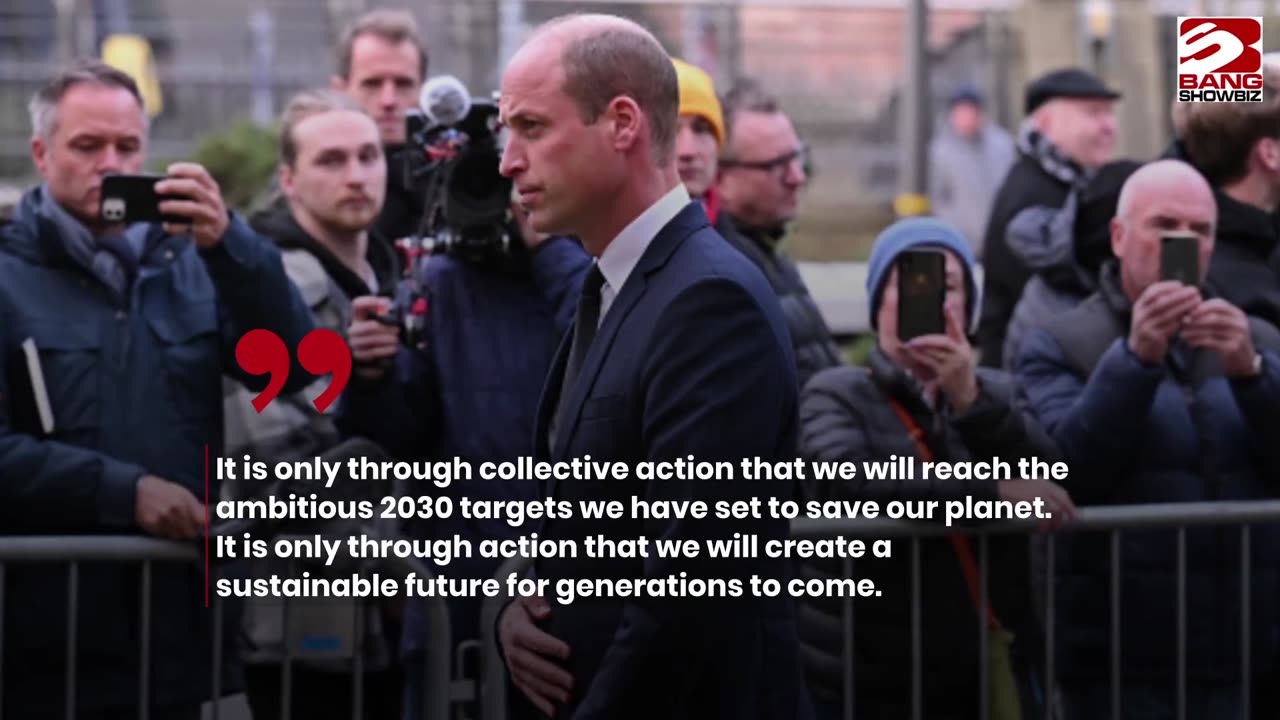 Prince William Warns of Climate Crisis at 'Critical' Juncture.