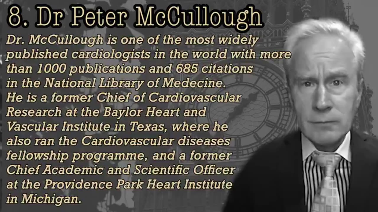 DOCTORS IN PARLIAMENT WITH DR PETER MCCULLOUGH