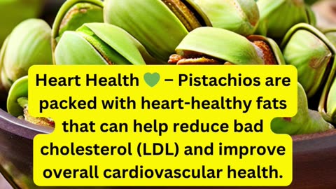 3 Amazing Benefits of Eating Pistachios 🌿✨