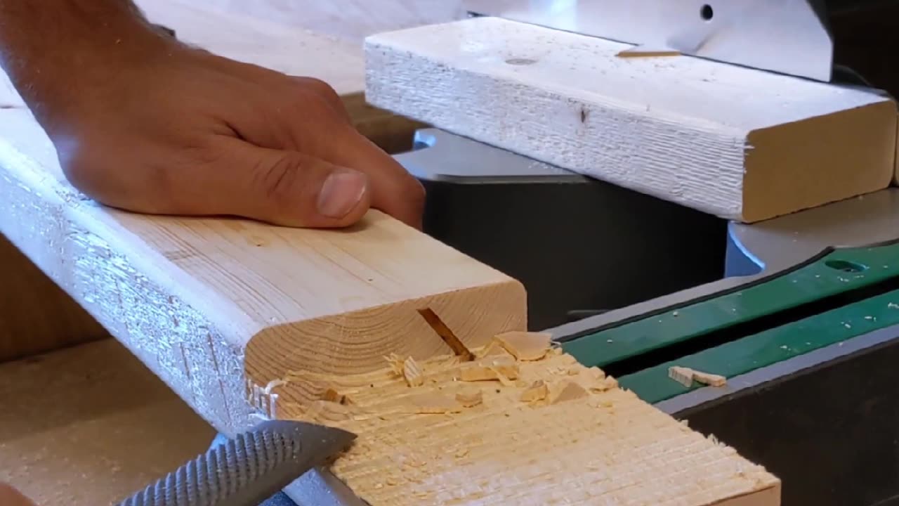 EASY miter saw lap joint