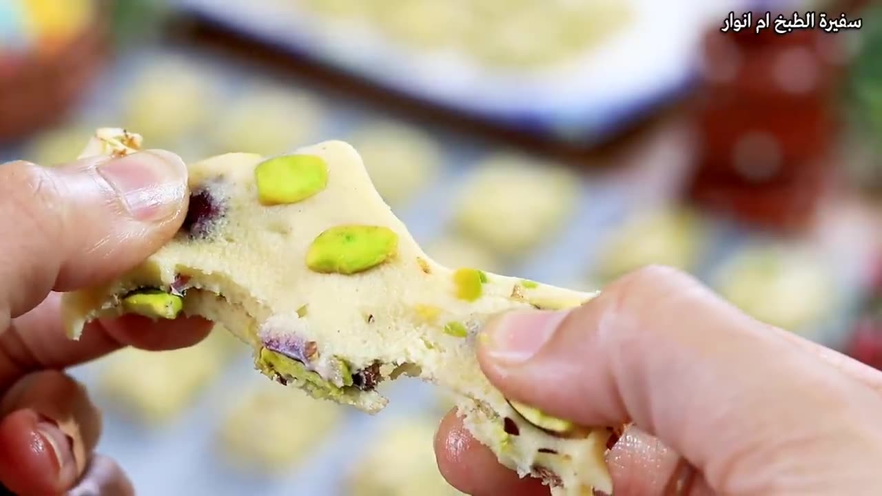 Homemade nougat with only four ingredients,without eggs,without honey, and without any complications