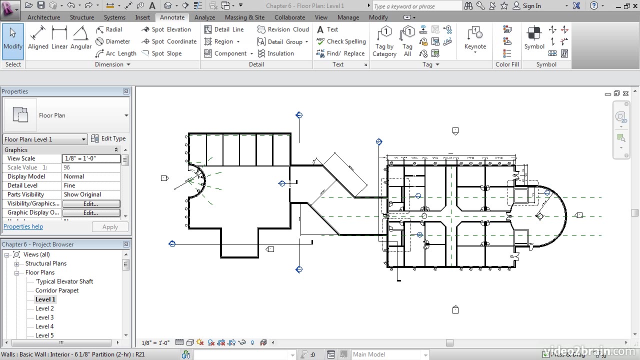 Revit Dimensioning & Annotating - Part 04
