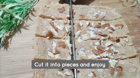 BESAN MAWA BARFI _ BESAN BARFI _ BARFI RECIPE _ SIMPLE JAS FOOD