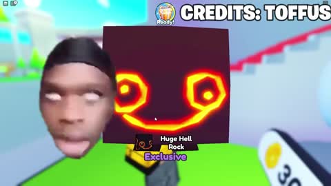 TOP 3 YouTubers HATCHED _HUGE HELL ROCK_ On CAMERA! 🎉 - Pet Simulator X