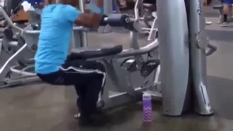 I was hooked up with this exercise equipment today