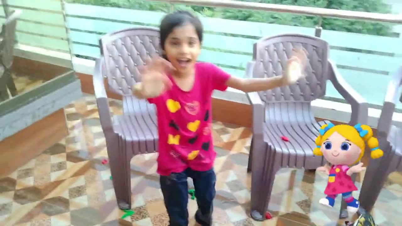 Fun with water filled balloons