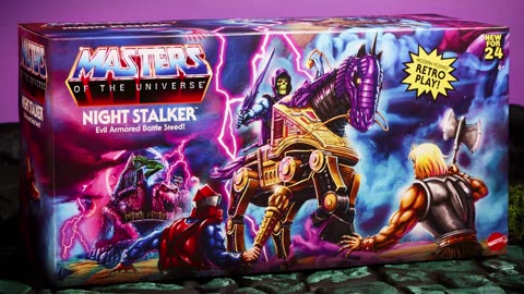 Skeletor Gets a Nightmare Steed in Night Stalker in Popular Toy Line