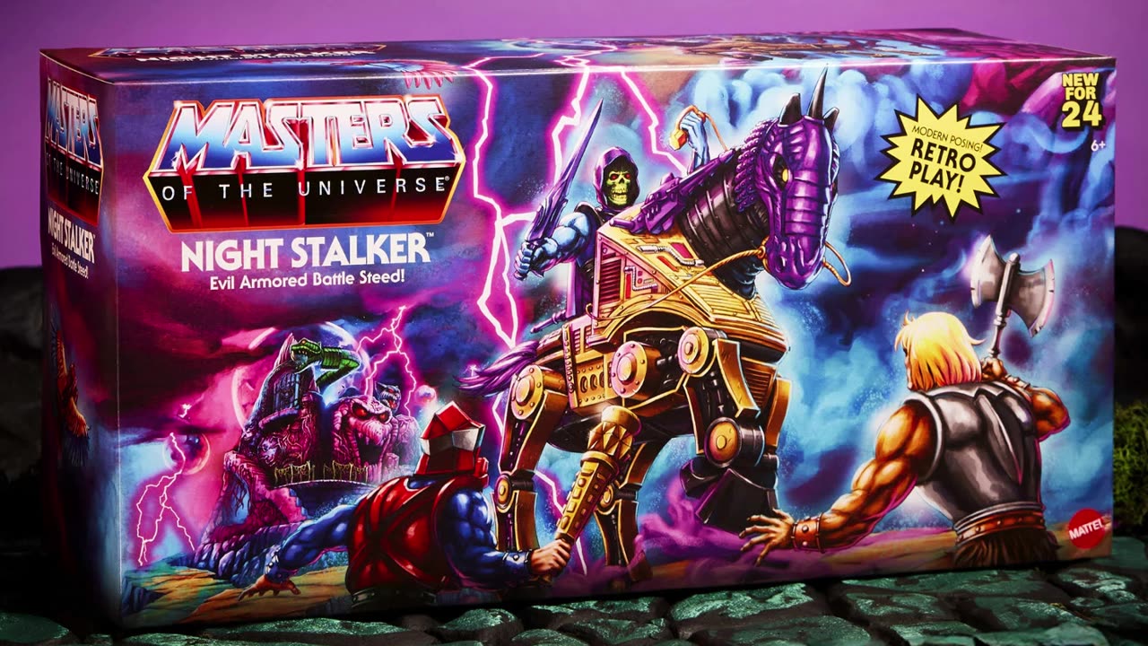 Skeletor Gets a Nightmare Steed in Night Stalker in Popular Toy Line