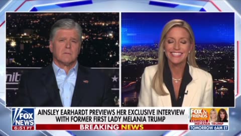 Ainsley Earhart talks about her interview with Melania Trump
