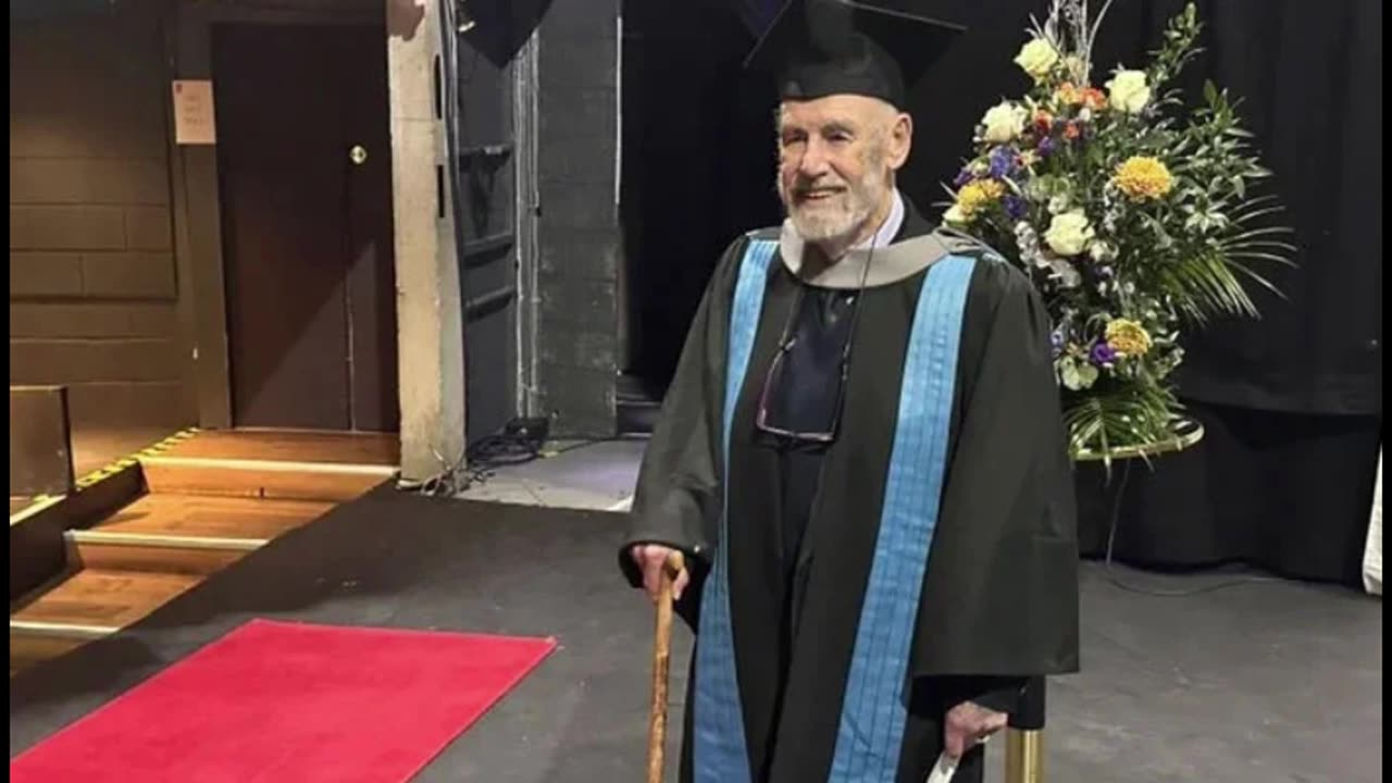 Masters at the age of 95 The British man completed his