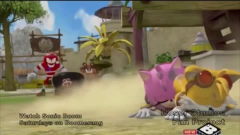 Just the Main Characters of Sonic Boom Getting Hurt