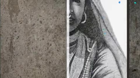 #pen and #ink #drawings #beautiful #indigenous #women of Nepal
