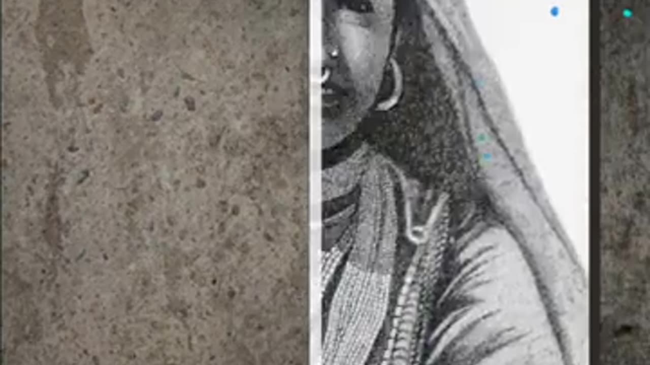 #pen and #ink #drawings #beautiful #indigenous #women of Nepal