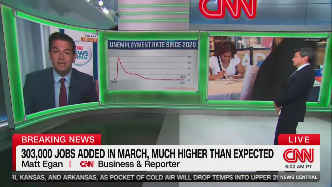 CNN Goes Nuts Hyping Biden's Jobs Report