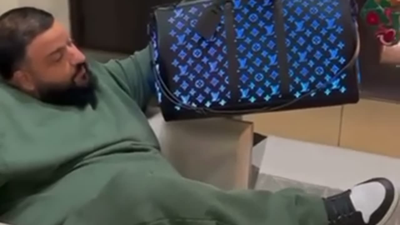 DJ Khaled Louis Vuitton Keepall Light Up