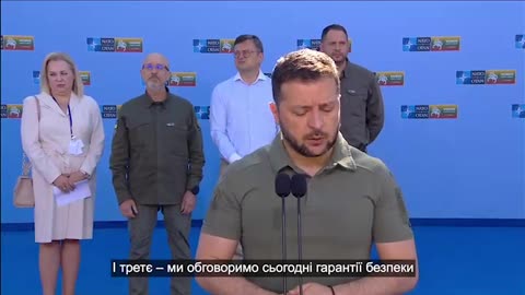 Zelenskiy at NATO conference