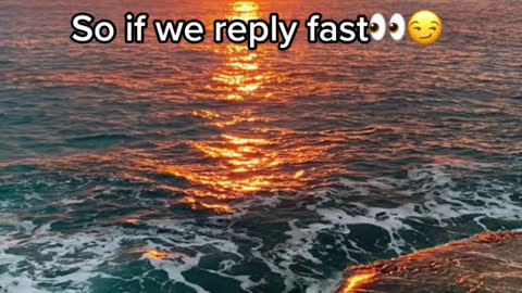 Reason why boys reply so fast