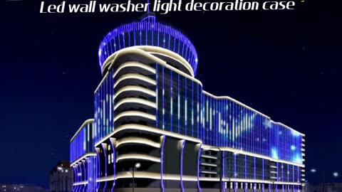 Yuanyeled outdoor landscape lighting project | led wall washer bar light