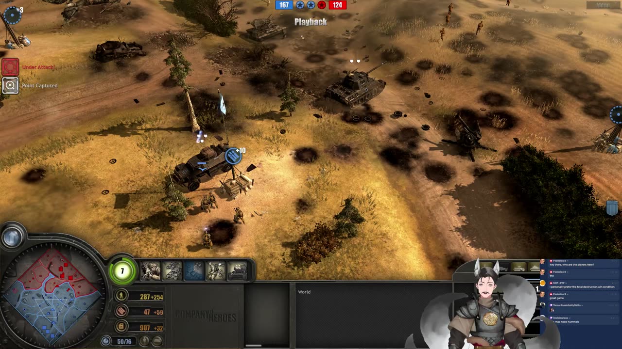 Live Casting Replays || Company of Heroes 1