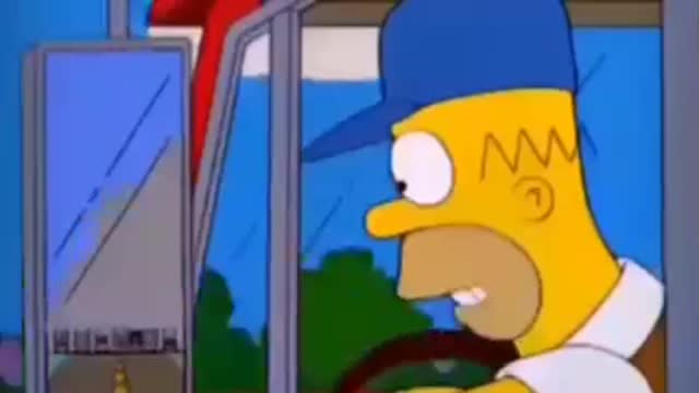 Simpsons Predicted Trucker Convoy