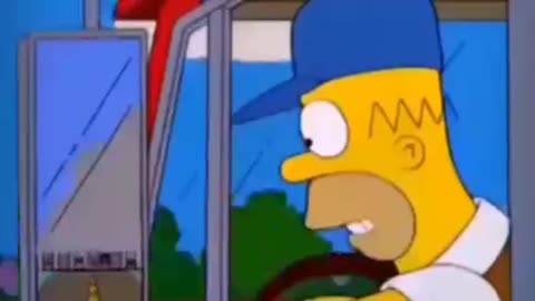 Simpsons Predicted Trucker Convoy